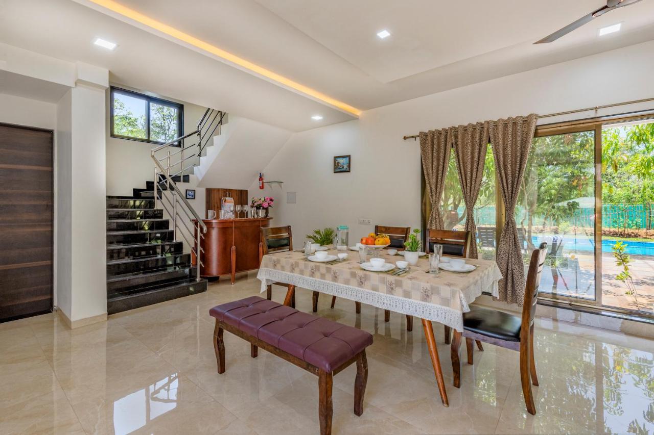 Saffronstays Lakeview Nivara - Farm Stay Villa With Private Pool Near Pune Exterior photo