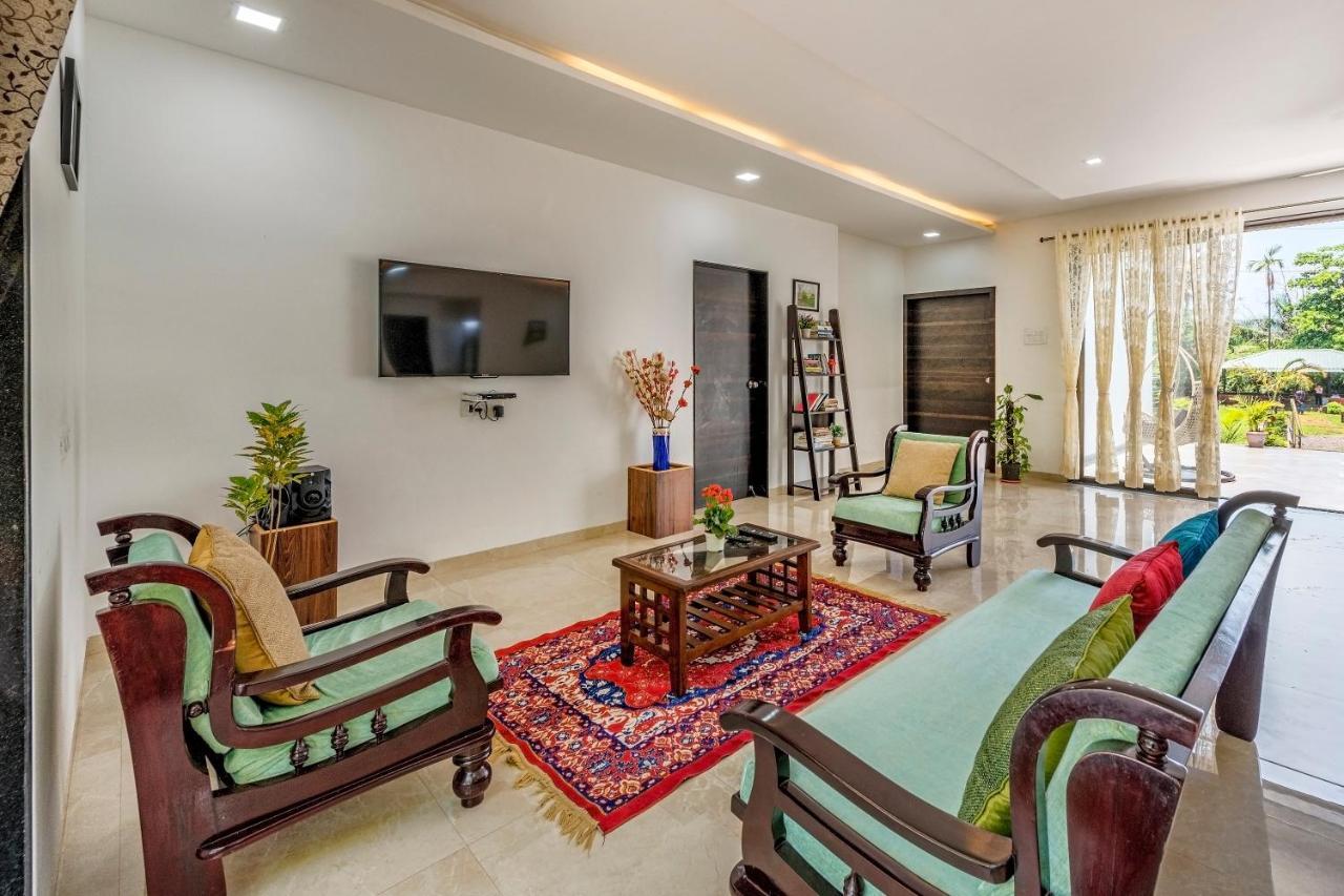 Saffronstays Lakeview Nivara - Farm Stay Villa With Private Pool Near Pune Exterior photo
