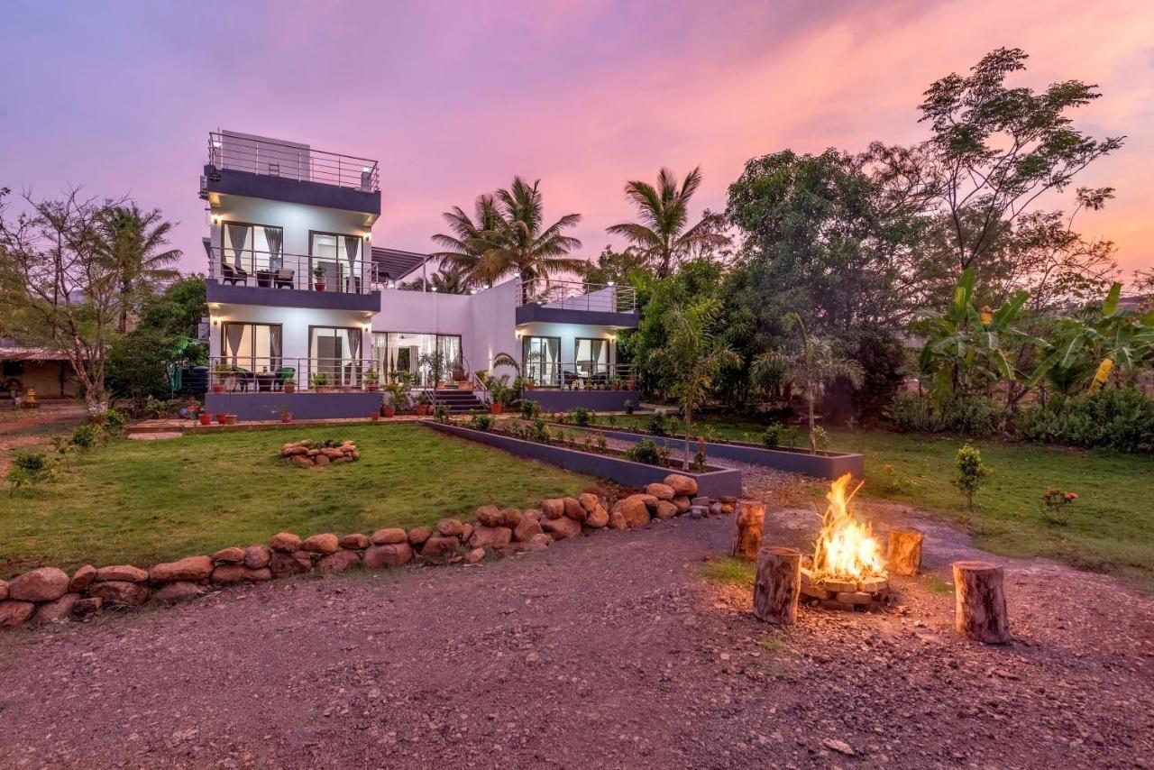 Saffronstays Lakeview Nivara - Farm Stay Villa With Private Pool Near Pune Exterior photo