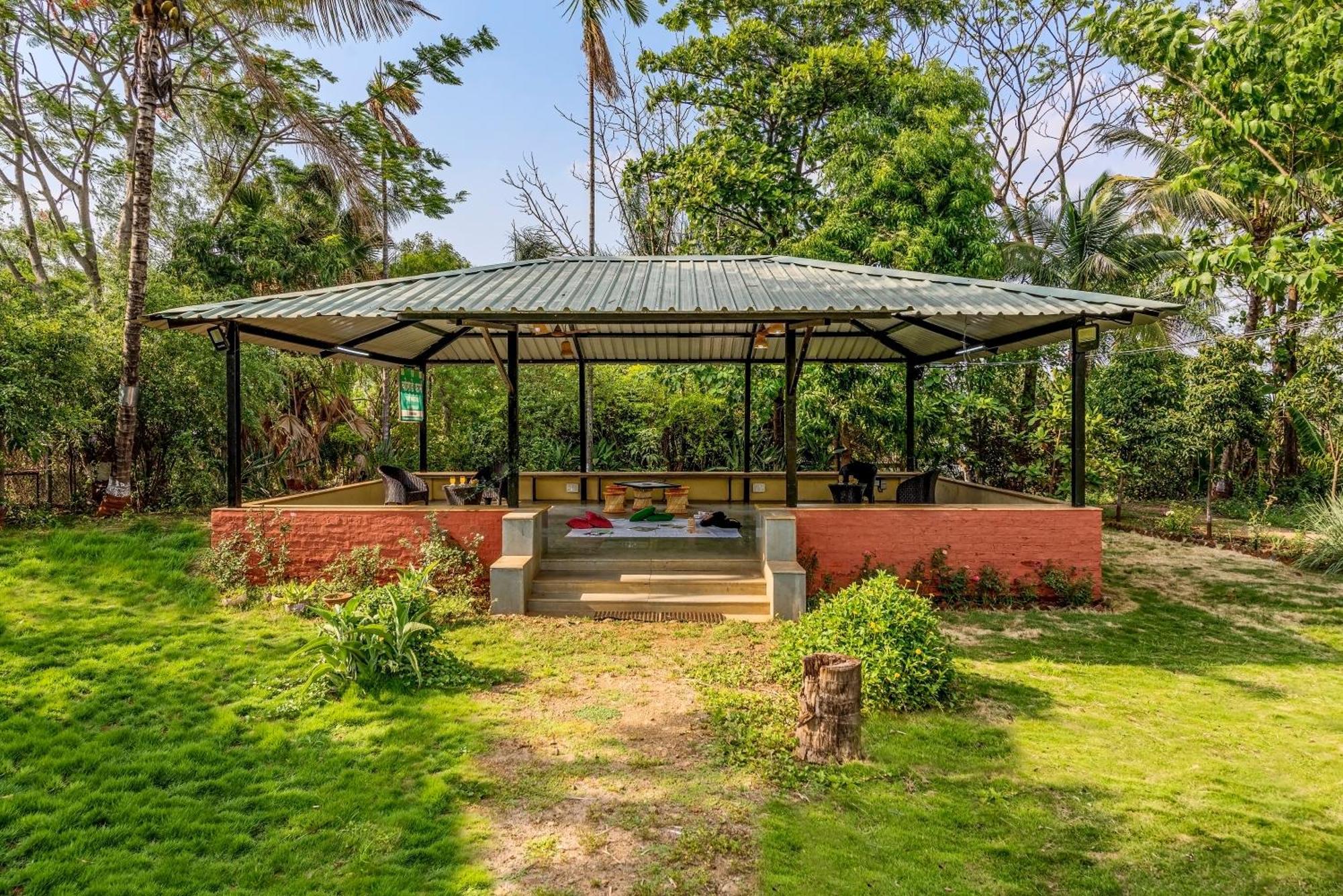 Saffronstays Lakeview Nivara - Farm Stay Villa With Private Pool Near Pune Exterior photo